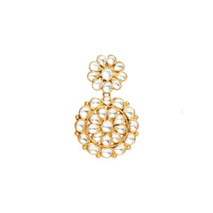 Classic Round Kundan Earrings