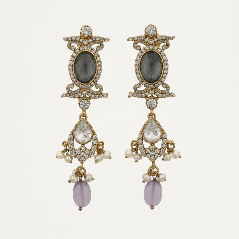 Blue Sapphire Earrings
